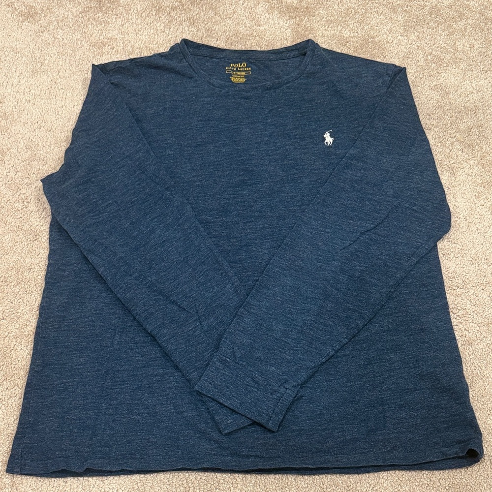 Polo Ralph Lauren men’s blue Large long sleeve tee